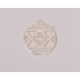 E0286-N-Charm Glob Snowflake 16.5mm 0.4mm  1 buc