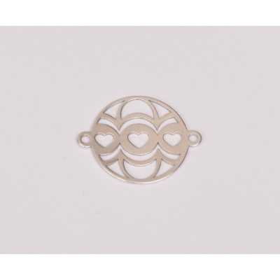E0288-N-Link Glob Heart 16.5mm 0.4mm  1 buc