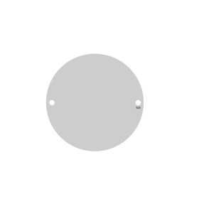 G0525 Link banut argint cu 2 gauri 16.50mm grosime 0.33mm