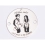 E0394 G Link din argint 7 Bilion smiles  16.5mm 0.33mm
