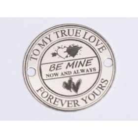E0404 GS Link din argint To my true love 16.5mm 0.33mm