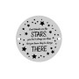 E0453 GS Link din argint Friends are like stars  Ver.2 16.5mm 0.33mm