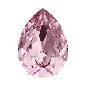 0804 -Swarovski Elements 4320 Light Rose Foiled 8x6mm