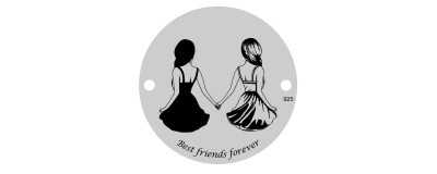 Bijuterii Argint Gravate Best Friends | SimoShop