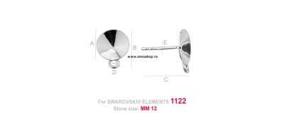 Accesorii din argint Rivoli 12mm